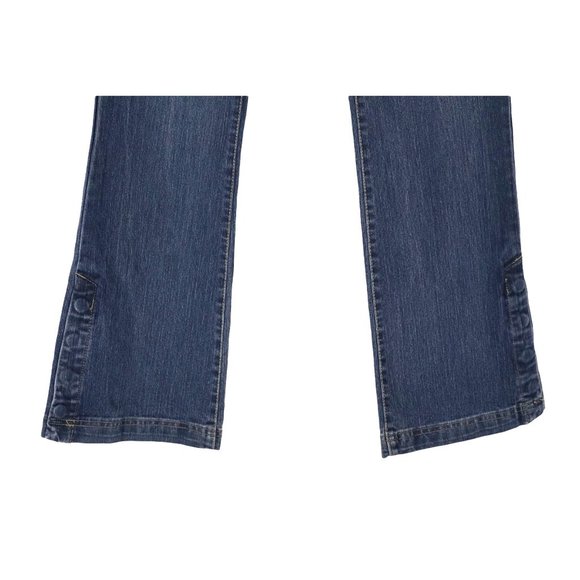 Kikit Jeans Womens Size 10 Snap Flare Stretch Maurice Sasson - Picture 7 of 9